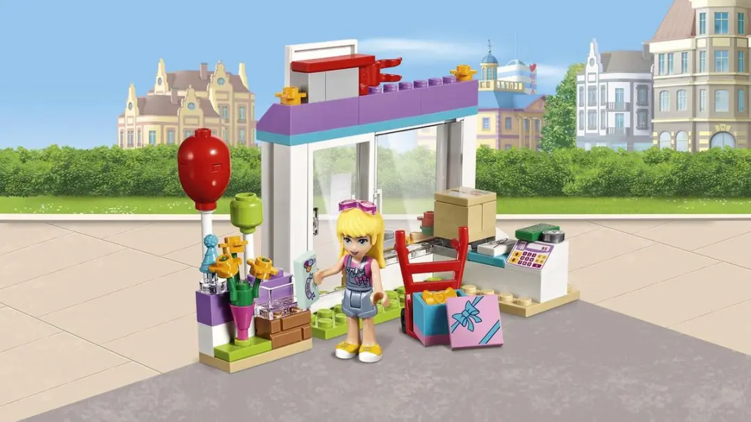 LEGO Friends Heartlake Pakjesdienst 41310 - 185 Stukken - Paars