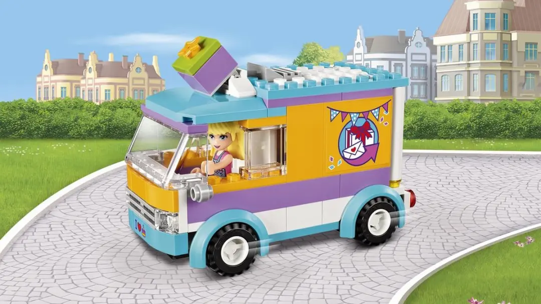 LEGO Friends Heartlake Pakjesdienst 41310 - 185 Stukken - Paars - afbeelding 6 van 6