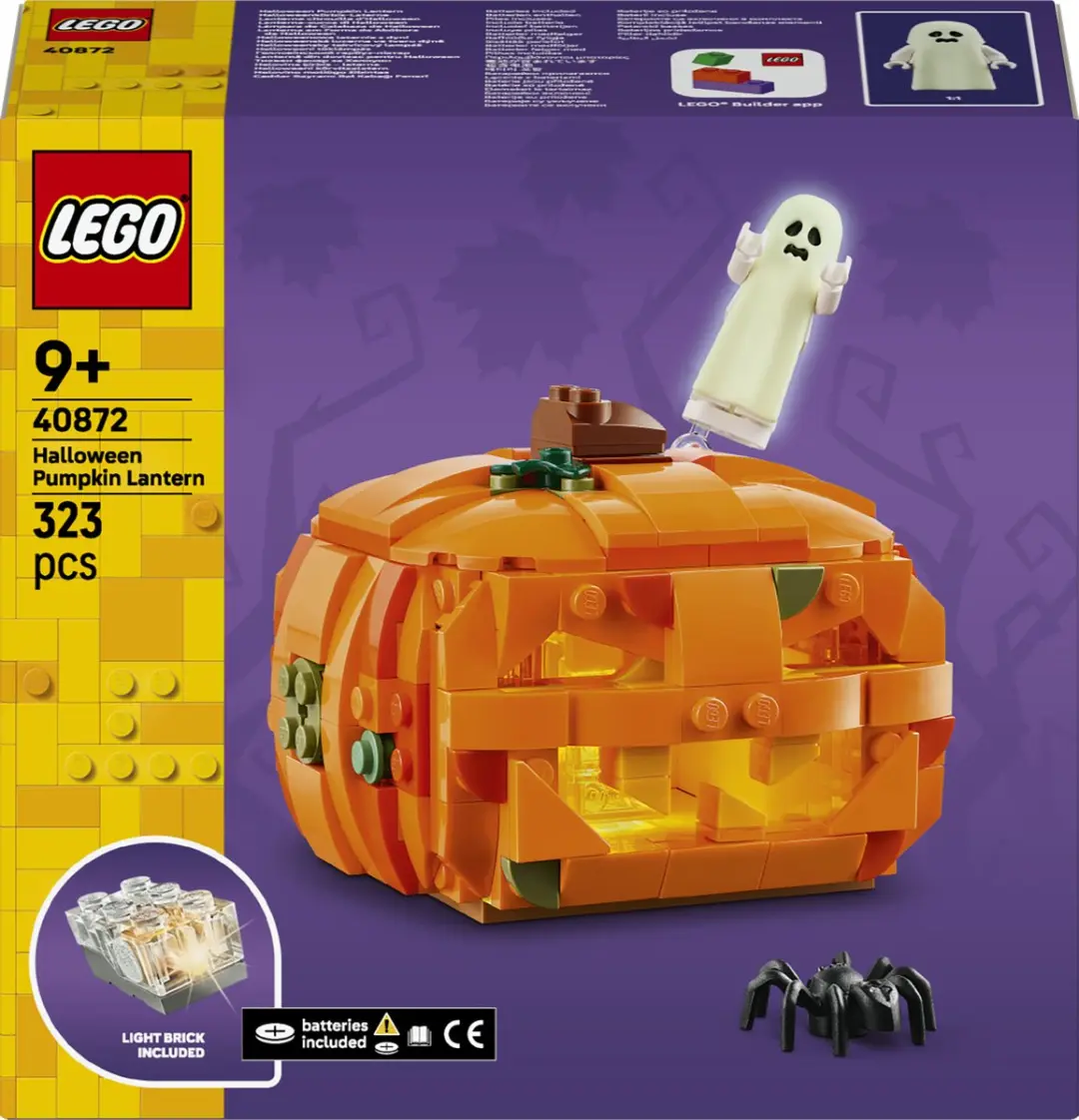 LEGO Halloween 40872 Pompoenlantaarn - 323 Stukken - Meerkleurig - afbeelding 6 van 6