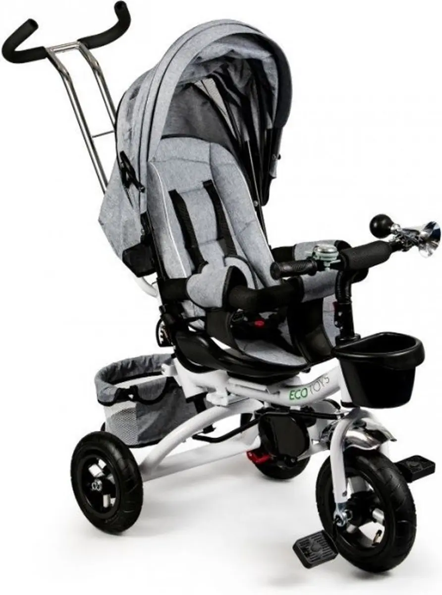 ECOTOYS Duw-wagen Loopfiets Multifunctionele Driewieler