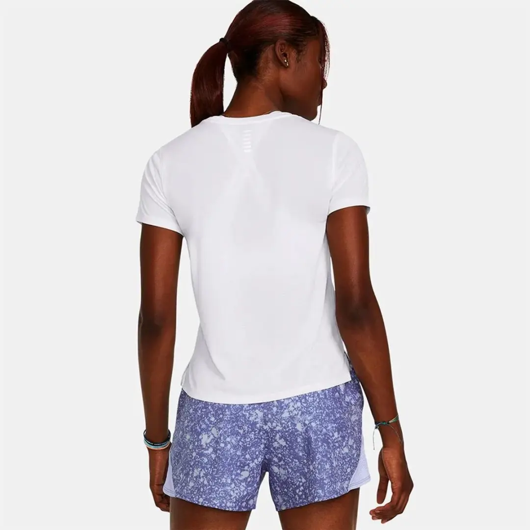 Under Armour Damen T-Shirt Launch Shortsleeve - M - Wit