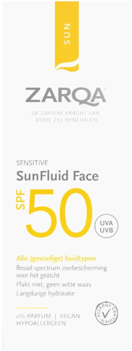 Zarqa SunFluid Face Sensitive SPF 50 - 2x50ml
