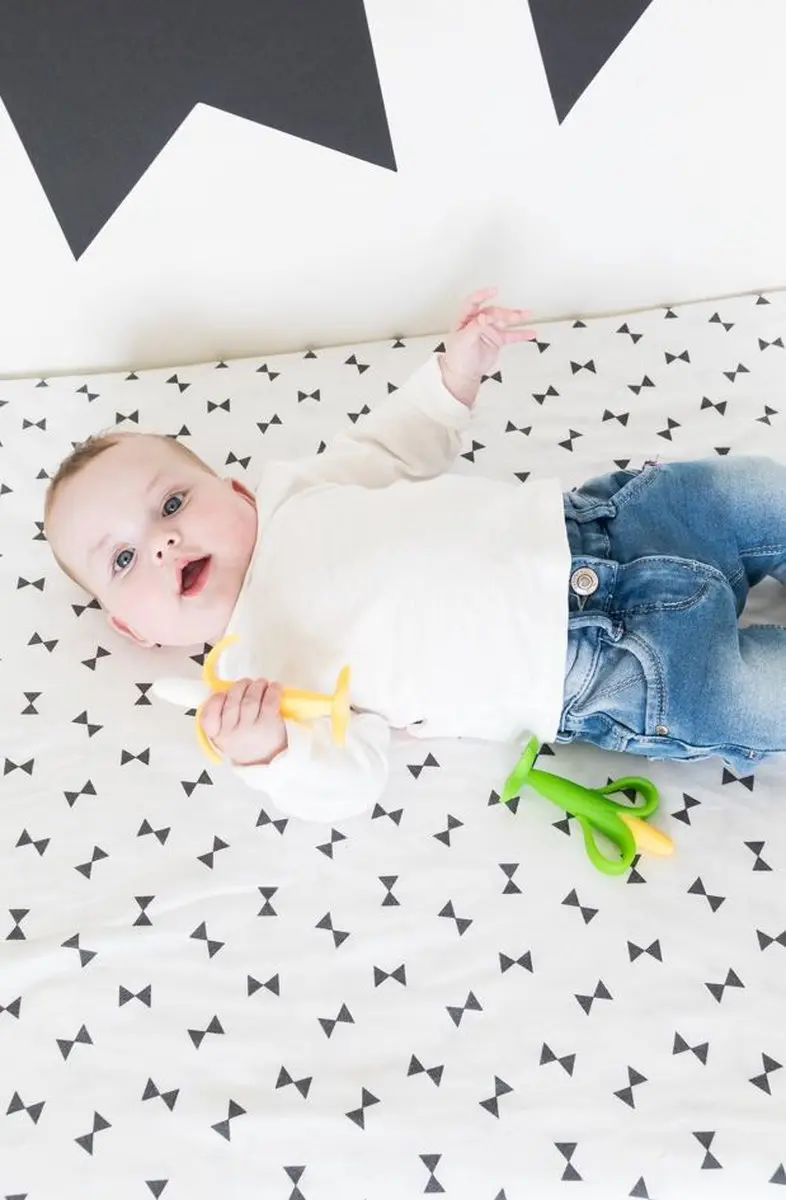 Nûby Silicone Bijtspeelgoed Banaan - Geel