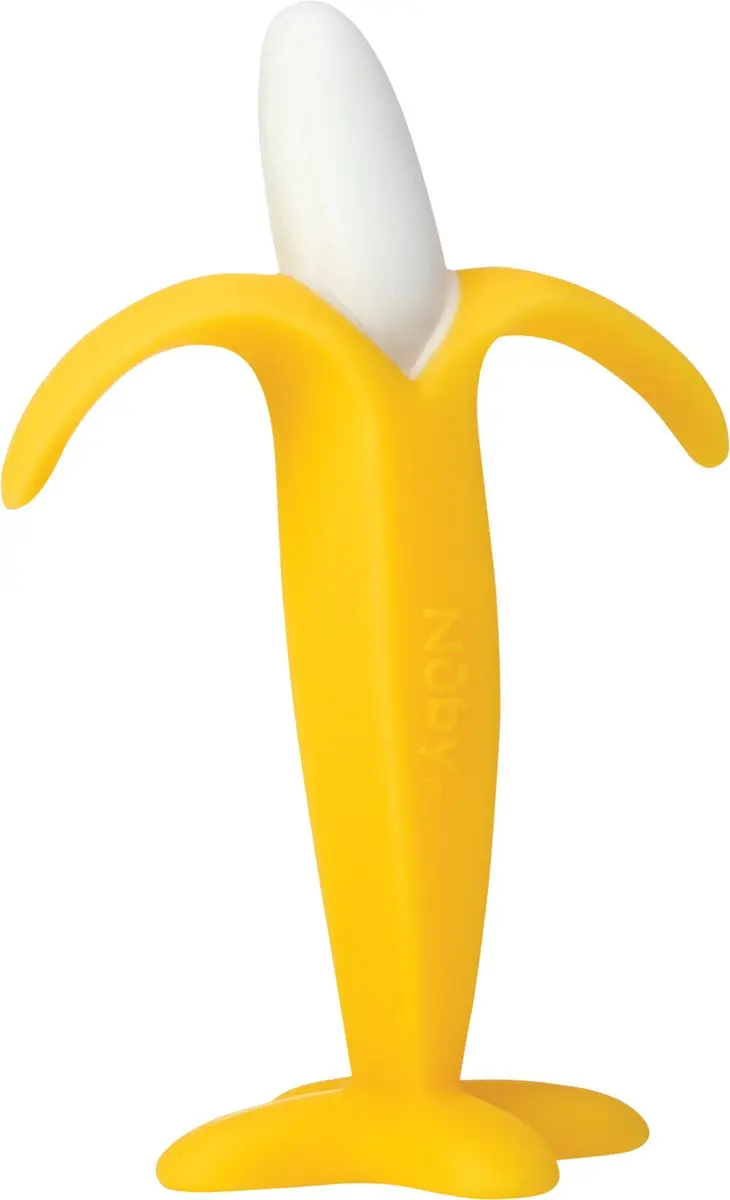 Nûby Silicone Bijtspeelgoed Banaan - Geel