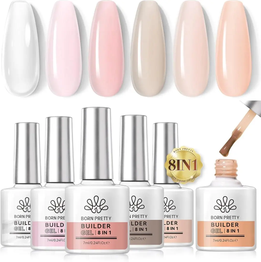 Born Pretty Milky Jelly Rose Nude Builder Nail Gel