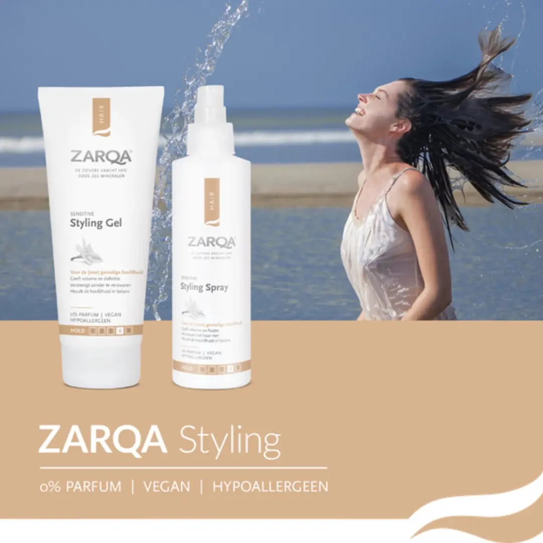 Zarqa Styling Spray Sensitive 200ml - 6 Stuks