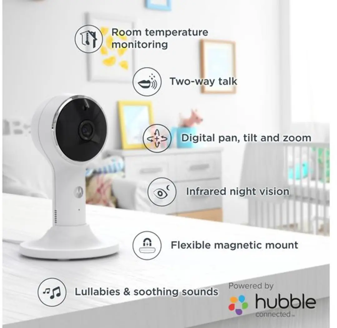Motorola Lux64CONNECT Full HD Video Babyfoon - Wit