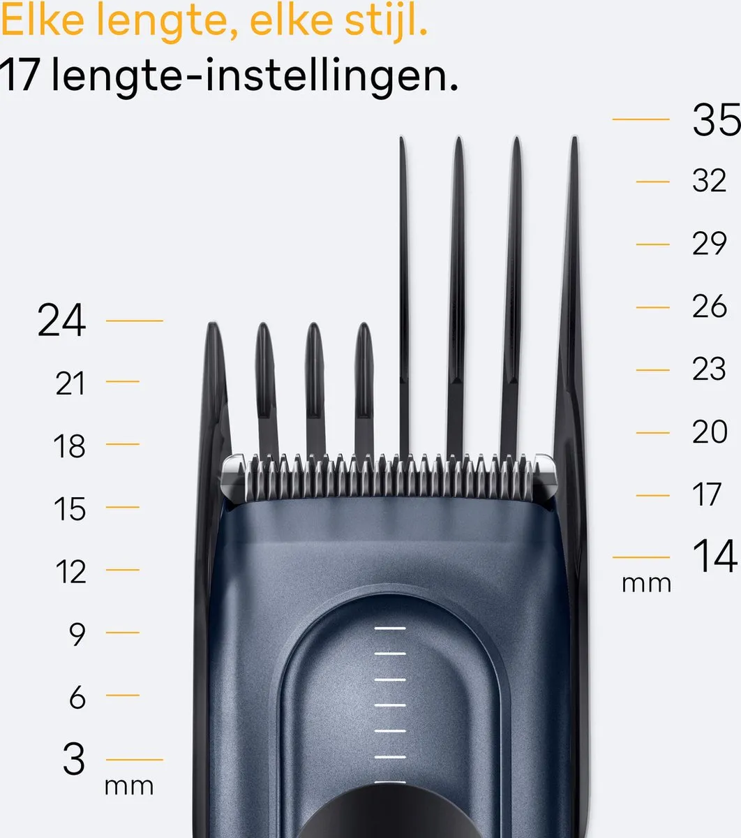 Braun Series 5 HC5550 Haartrimmer - Blauw - afbeelding 6 van 6