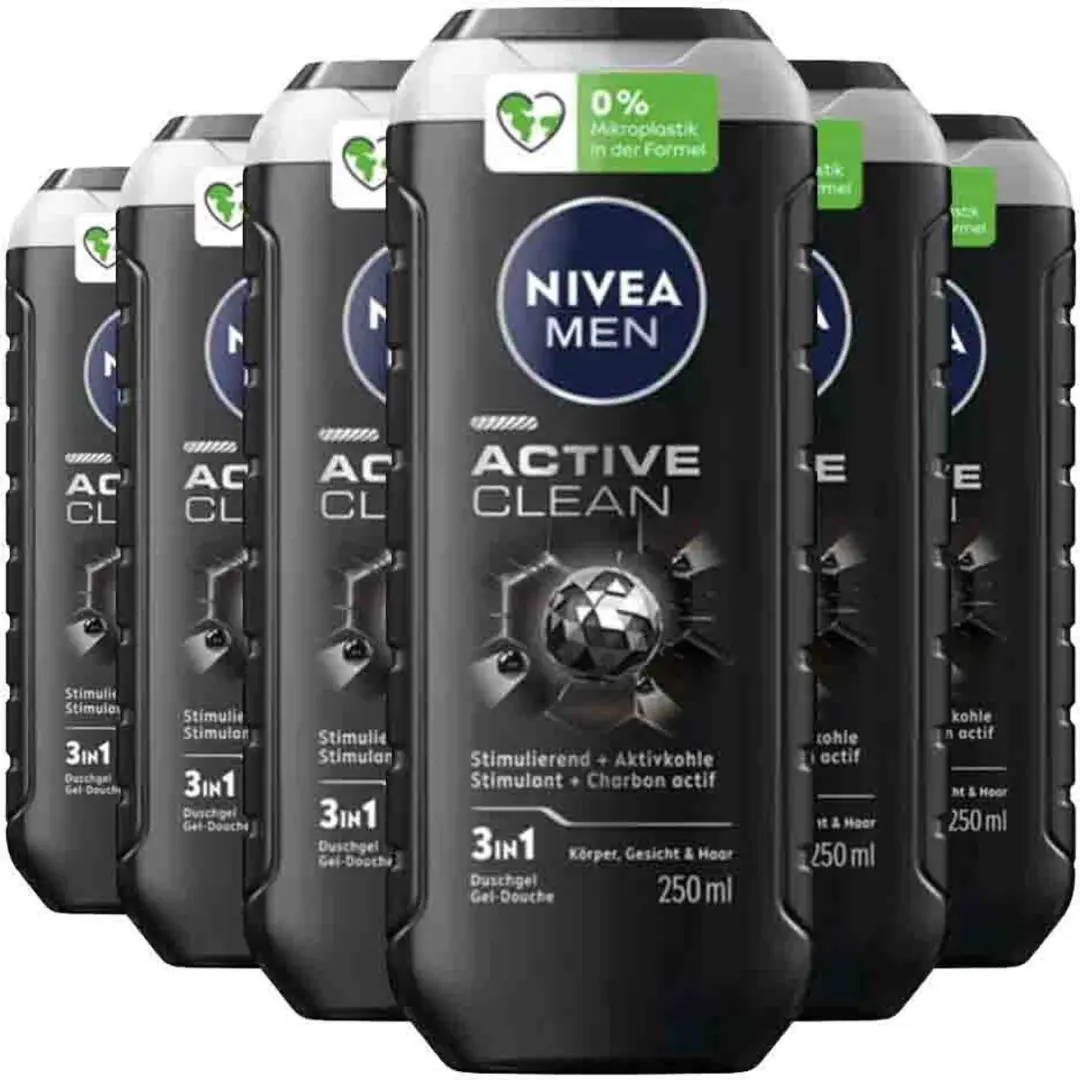 NIVEA Men Shampoo & Douchegel 3in1 Active Clean