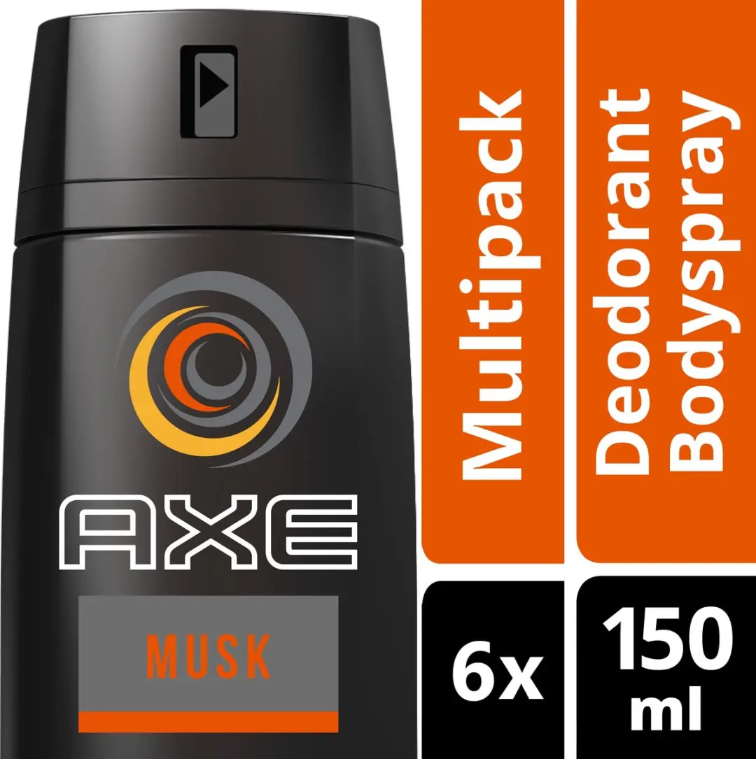 Axe Musk Body Spray 150ml - 6 Stuks