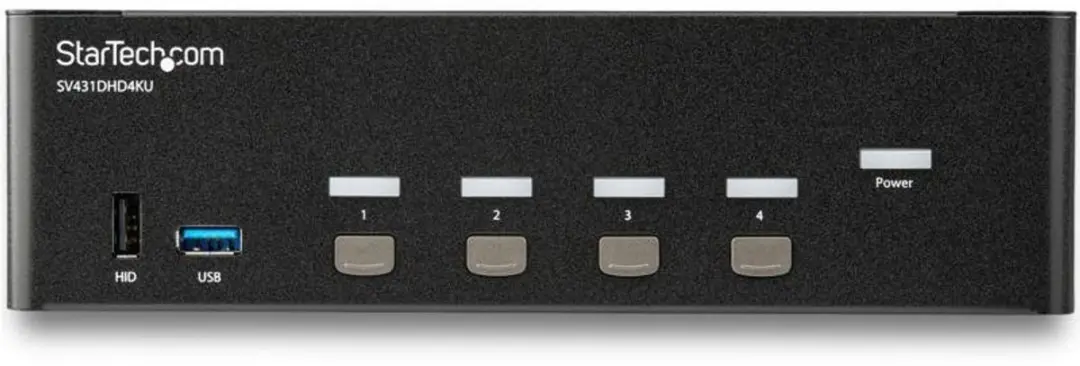 Startech SV431DHD4KU HDMI KVM Switch - 4 Poorten - 4K 30Hz - Wit