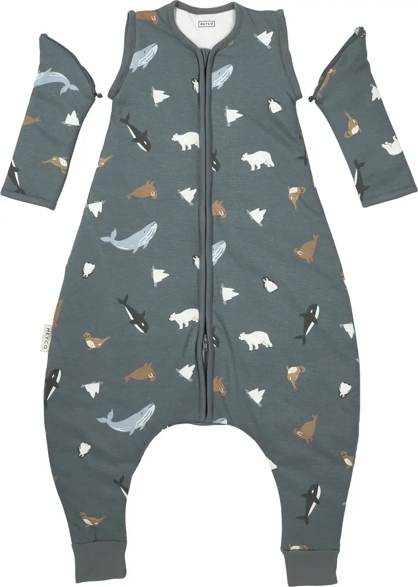 Meyco Baby Arctic Slaapoverall Jumper 104cm - 2.5 TOG - Multicolour - afbeelding 5 van 6
