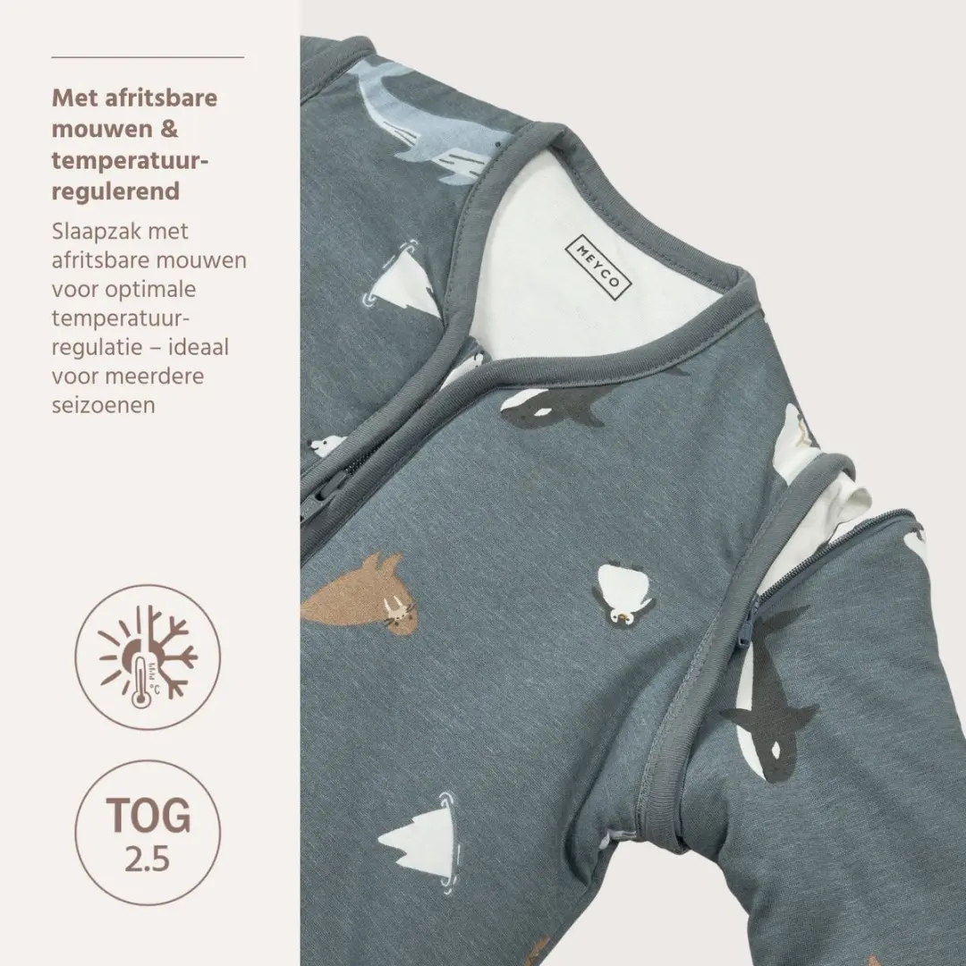 Meyco Baby Arctic Slaapoverall Jumper 92cm - Multicolour - afbeelding 3 van 6