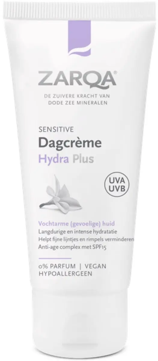 Zarqa Dagcrème Hydra Plus SPF15 Sensitive 2x50ml