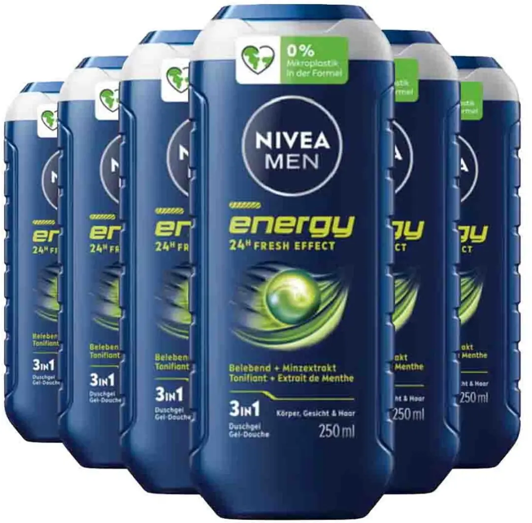 NIVEA Men Shampoo & Douchegel 3in1 Energy