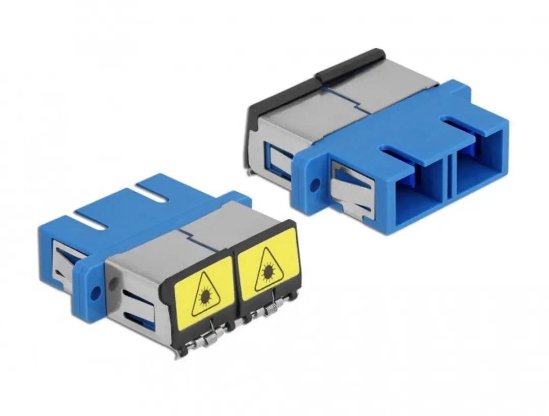 Delock 86893 Glasvezelkoppelaar SC Duplex - Single-mode - Blauw