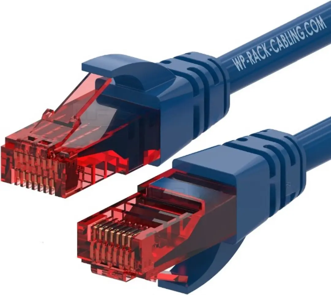 wp WPC-PAT-6U002B Netwerkkabel Cat6 U/UTP