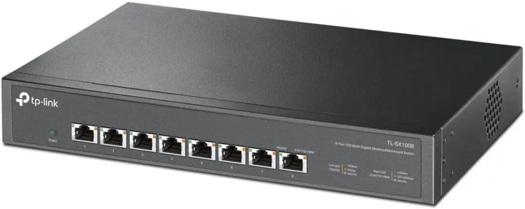 TP-Link TL-SX1008 8x 10Gb Unmanaged Netwerkswitch