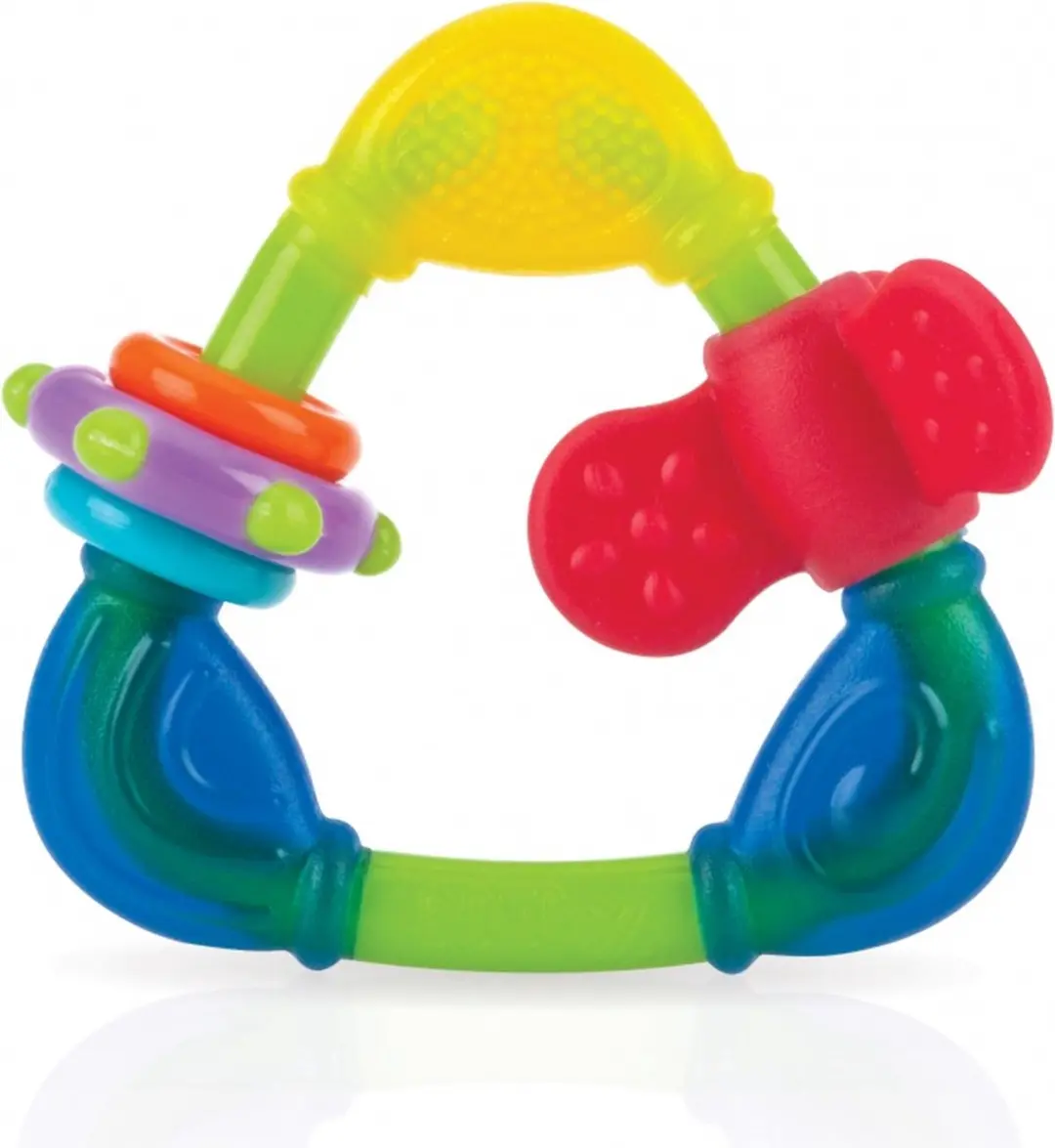Nûby Bijtdriehoek Bijtspeelgoed - Multicolor