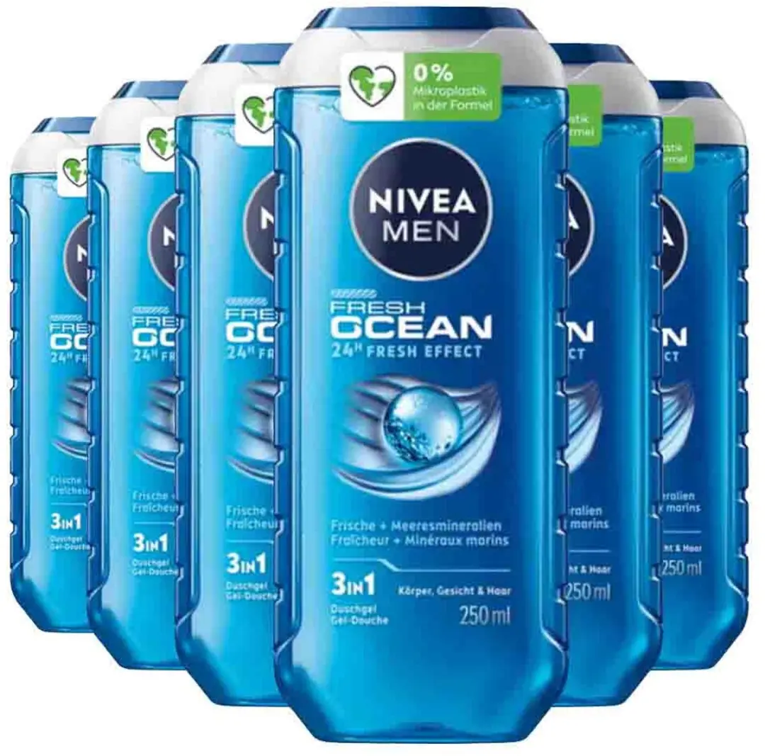 NIVEA Men Shampoo & Douchegel 3in1 Fresh Ocean