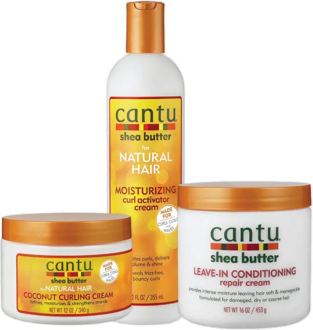 Cantu Natural Hair Shea Butter Set - 3 Stuks