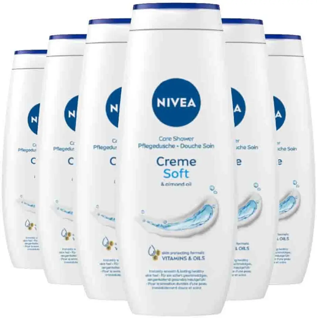 NIVEA Douchegel Creme Soft 6x500ml