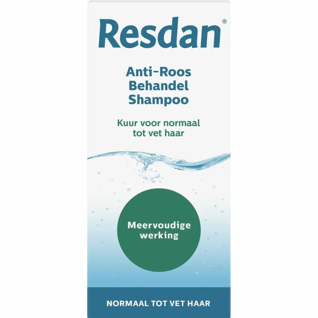 Resdan Anti-Roos Shampoo Normaal tot Vet Haar - 3x125ml