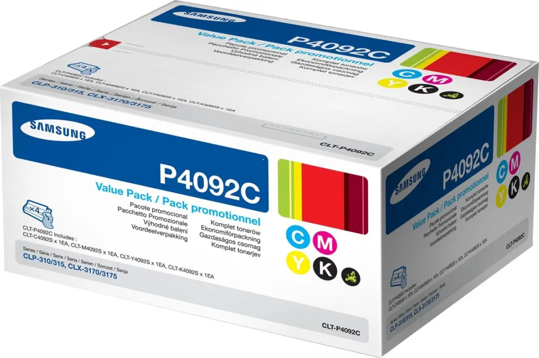Samsung CLT-P4092C Tonercartridges - 4 Stuks (Zwart/Cyaan/Magenta/Geel)