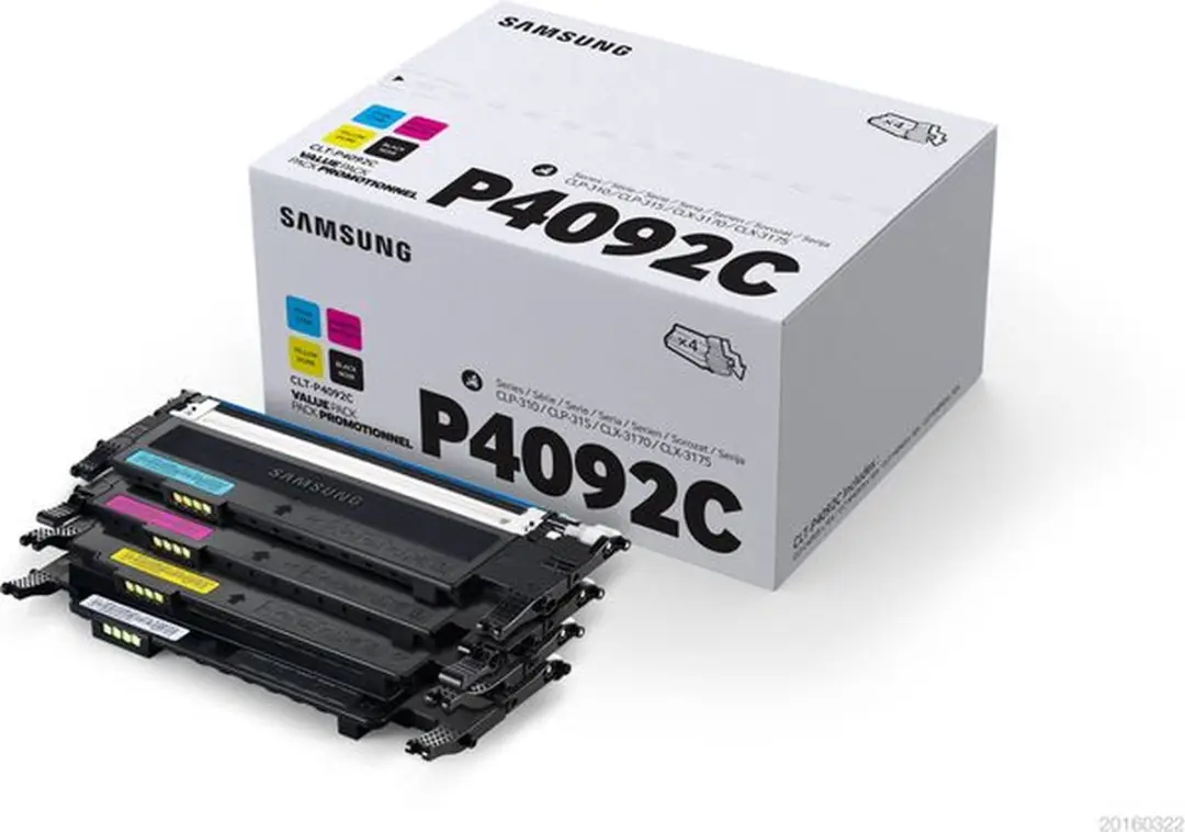 Samsung CLT-P4092C Tonercartridges - 4 Stuks (Zwart/Cyaan/Magenta/Geel)