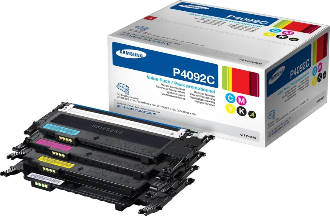 Samsung CLT-P4092C Tonercartridges - 4 Stuks (Zwart/Cyaan/Magenta/Geel)