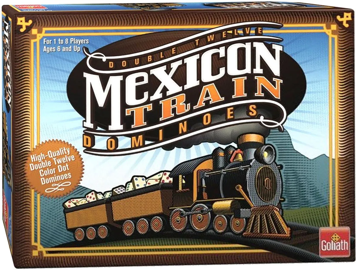 Goliath Mexican Train Dominoes - 8711808762282 - Actiespel