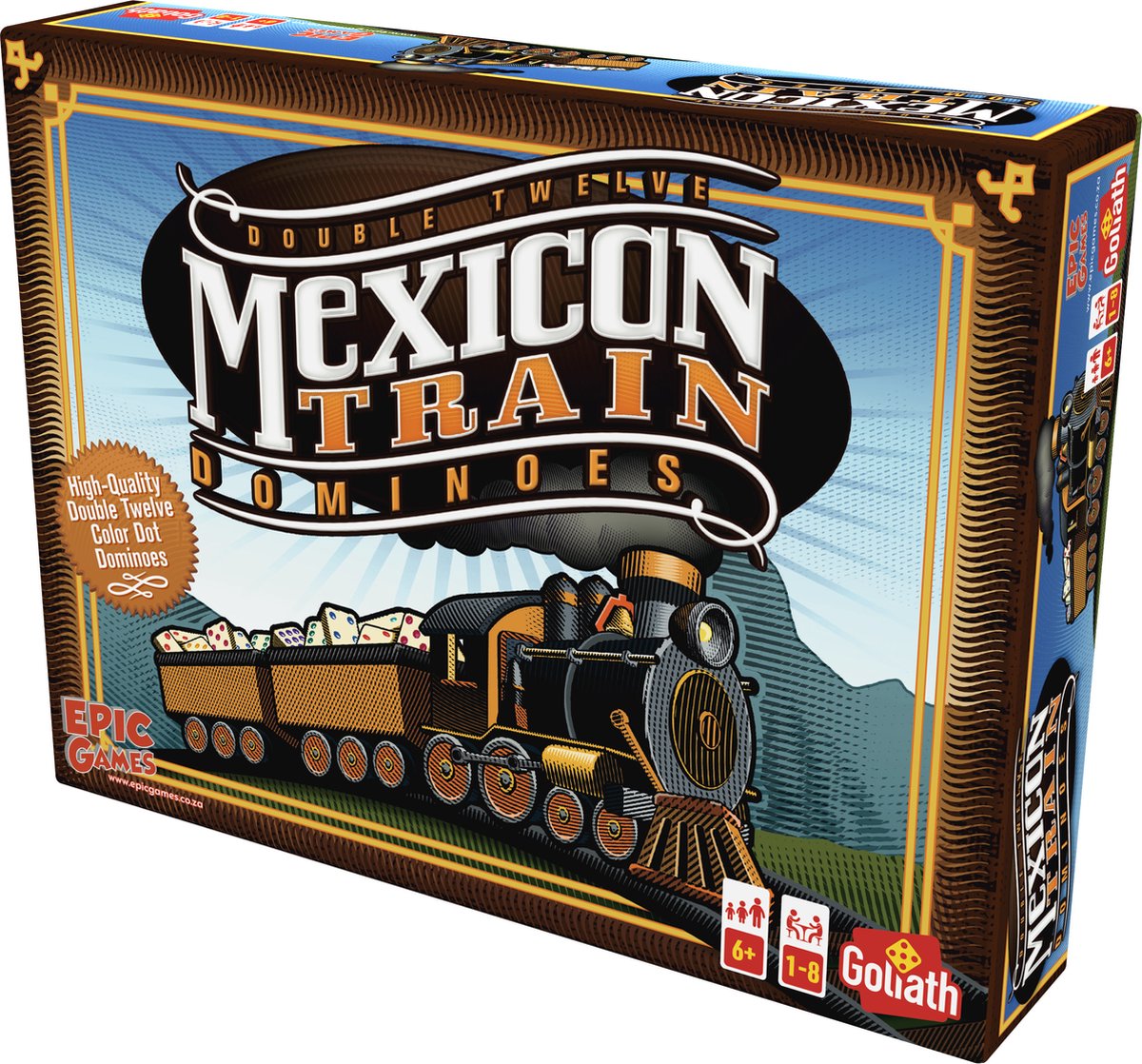 Goliath Mexican Train Dominoes - Actiespel - Domino