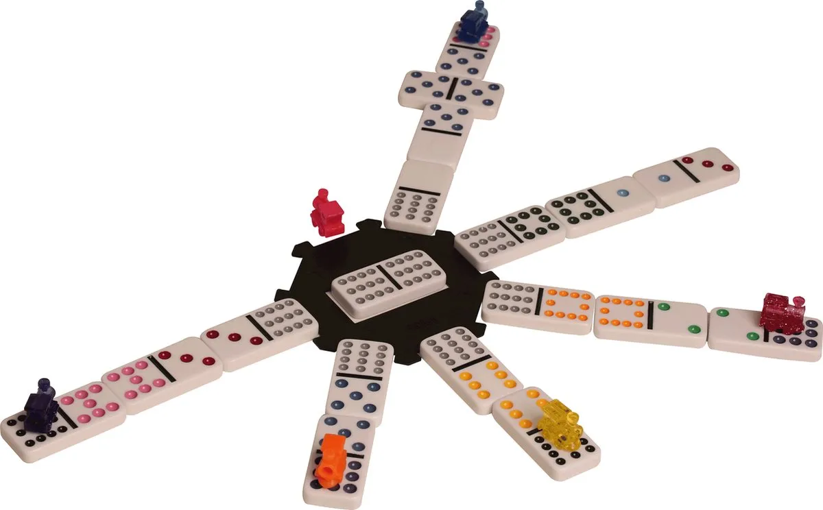 Goliath Mexican Train Dominoes - 8711808762282 - Actiespel