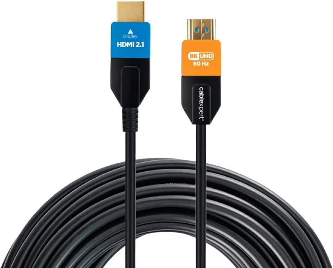 Gembird HDMI 2.1 Glasvezelkabel 30m - 8K60Hz - eARC - Zwart
