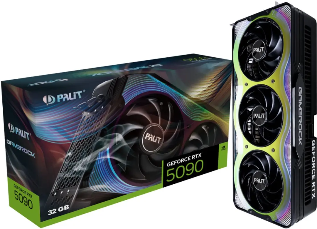 Palit GeForce RTX 5090 GameRock 32GB GDDR7 - Zwart