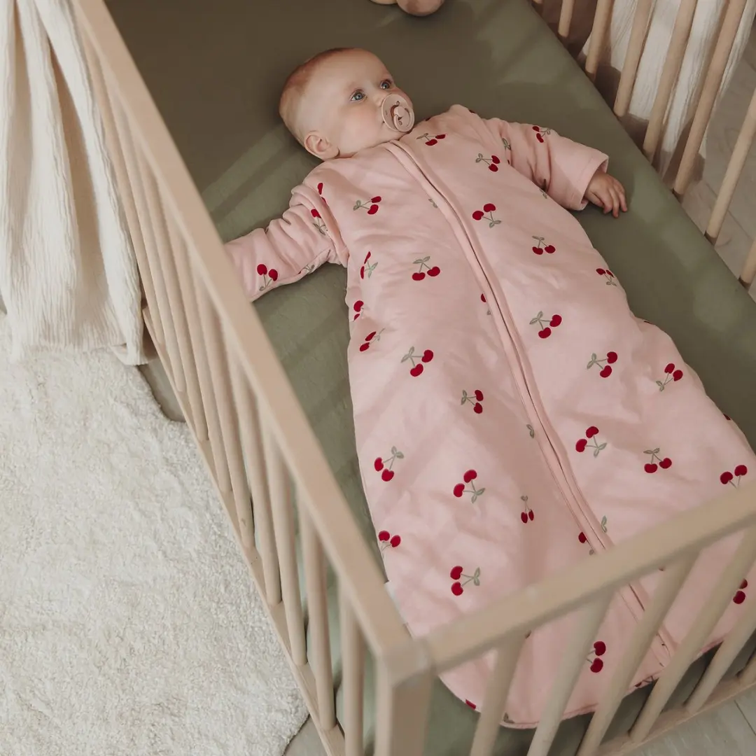 Meyco Baby Cherry Baby Slaapzak - Soft Rose 80cm 2.5 TOG