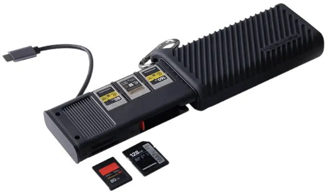 Pgytech Createmate P-GM-164 Geheugenkaartlezer - USB 3.2 Gen 2 - Zwart - afbeelding 6 van 6