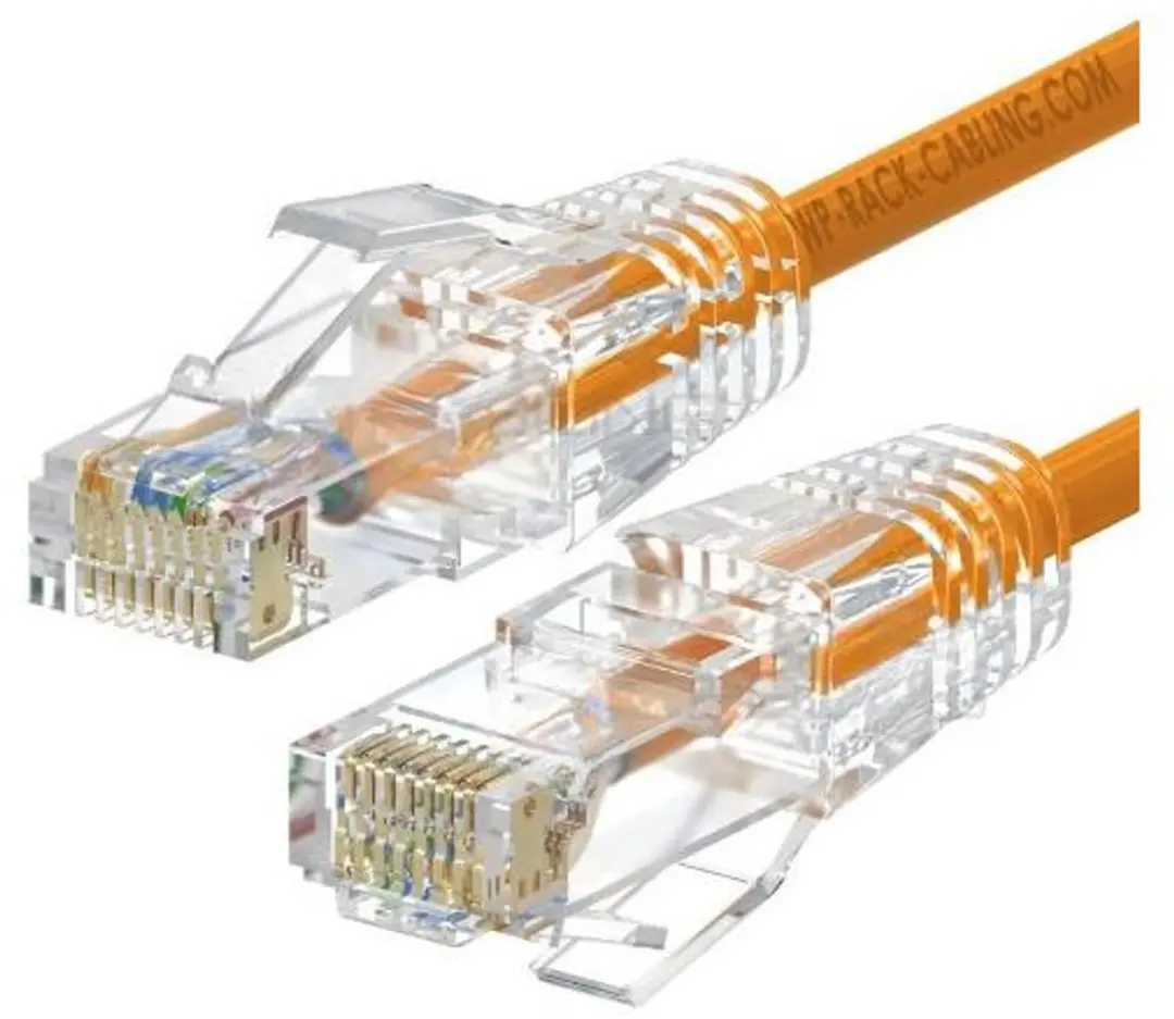 wp WPC-PAT-6AU010O-S Netwerkkabel Cat6a 1m