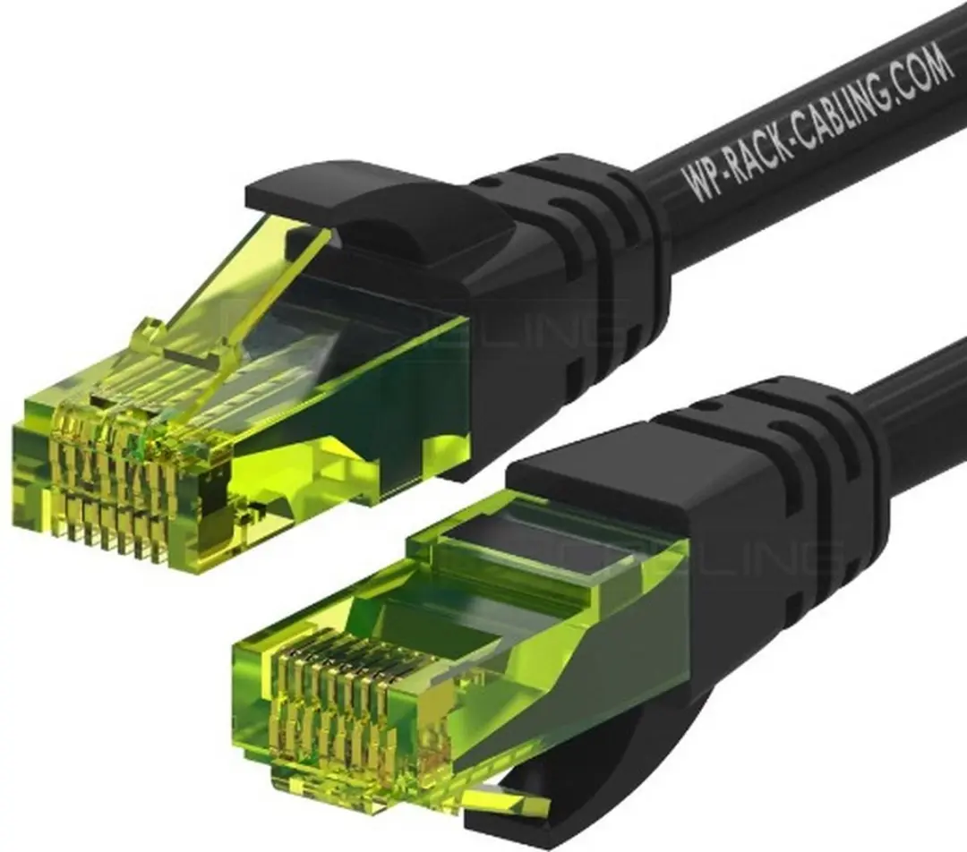 wp WPC-PAT-6AU020BL Netwerkkabel Cat6a 2m