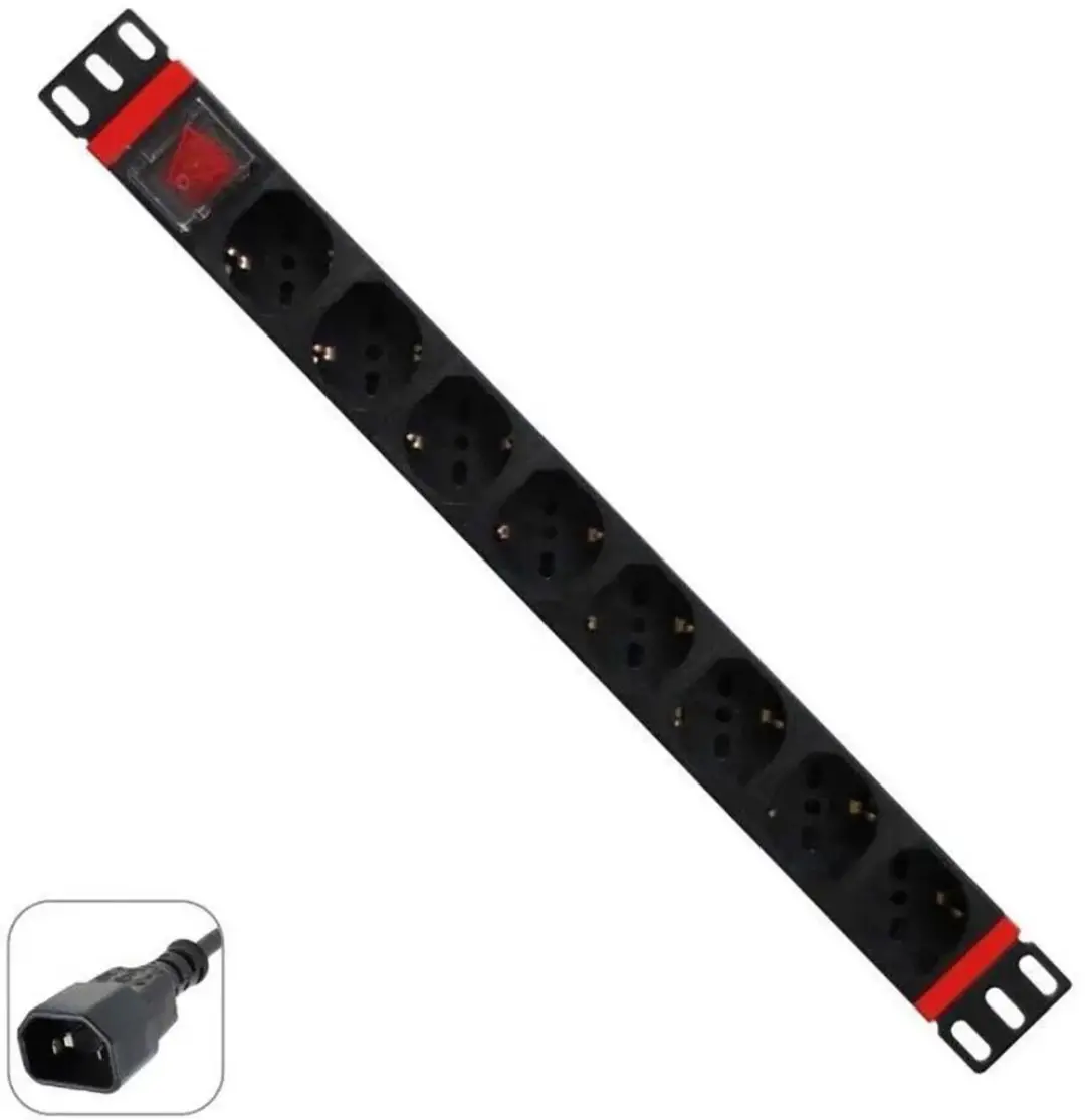 WP WPN-PDU-C01-08 Schuko 8-voudig Multi-stekkerdoos - Wit