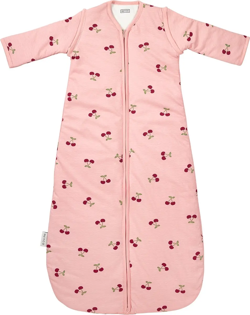 Meyco Baby Cherry Baby Slaapzak - Soft Rose - 60cm - 2.5 TOG
