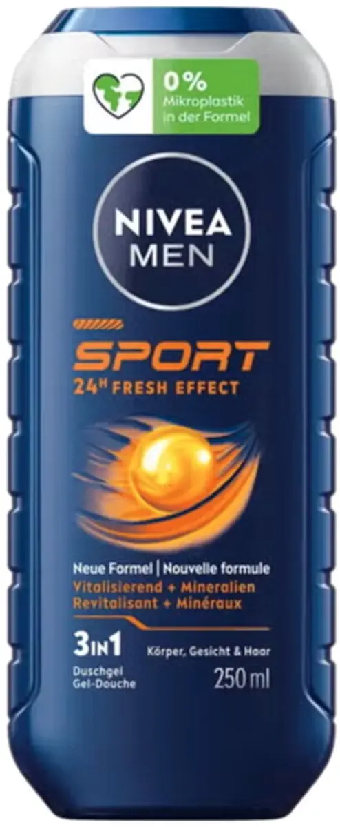 NIVEA Men Shampoo & Douchegel 3in1 Sport 250ml