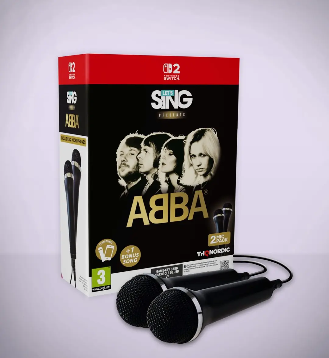 THQ Nordic Let's Sing ABBA 2 Mic Bundle - PS5 Karaoke