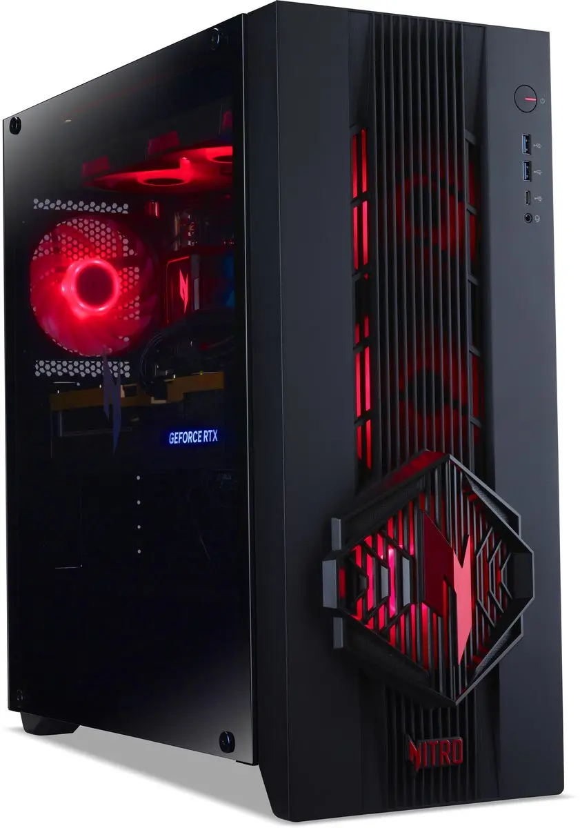 Acer Nitro 70 RTX 5090 Ryzen 9 9900X3D Gaming PC - Zwart