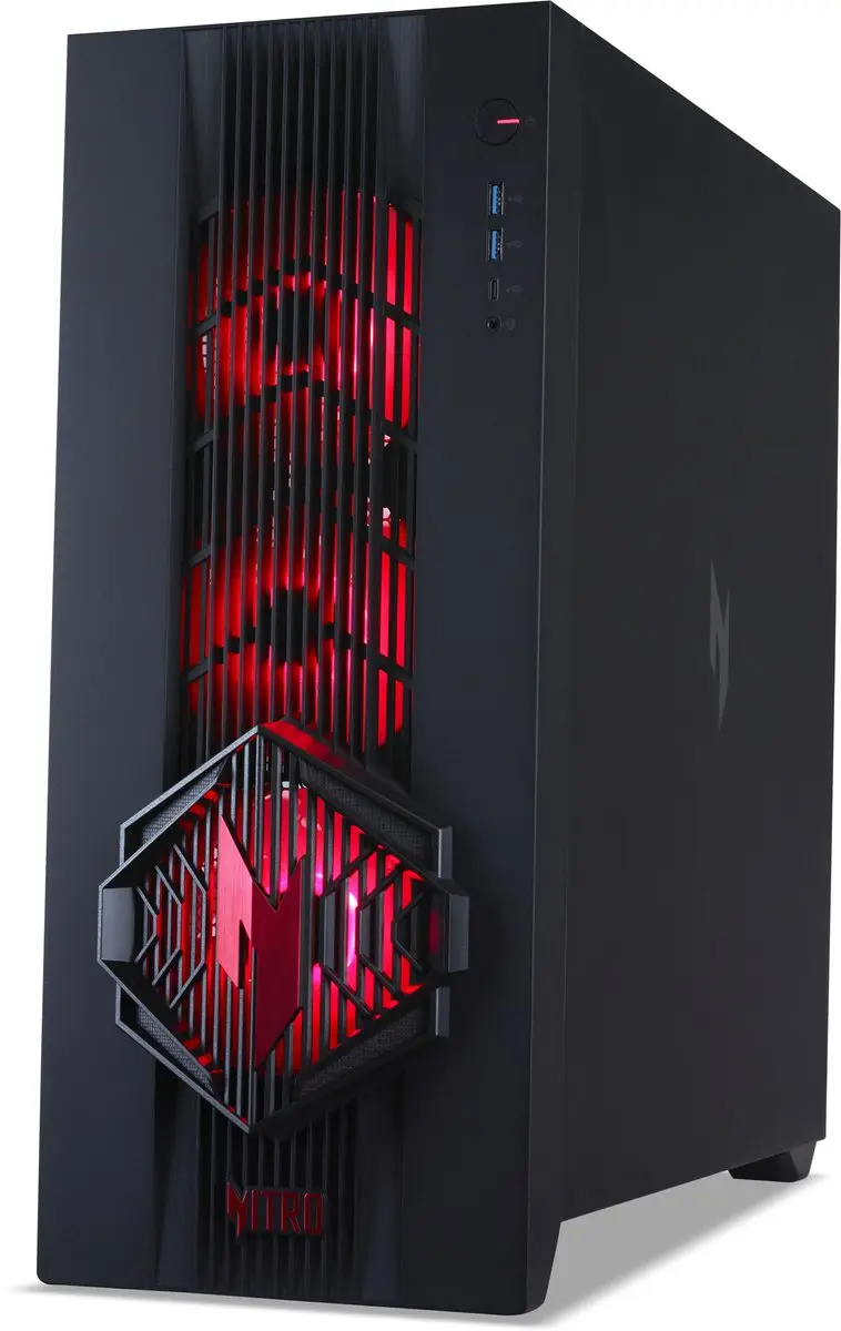 Acer Nitro 70 RTX 5090 Ryzen 9 9900X3D Gaming PC - Zwart