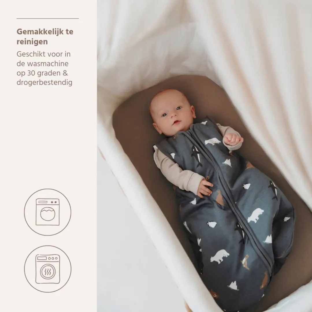Meyco Baby Arctic Slaapzak 80cm - 2.5 TOG - Multicolor