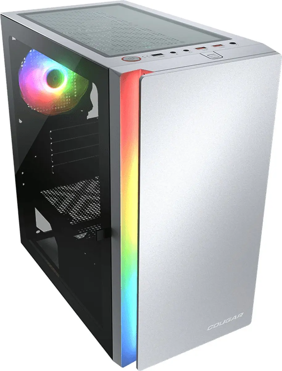 Cougar Purity RGB Mini Tower PC Behuizing - Wit