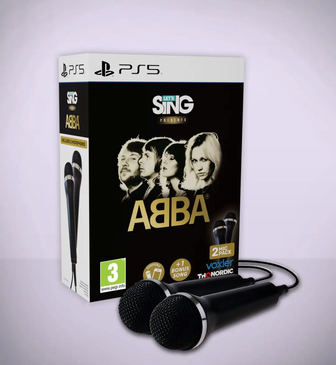 THQ Nordic Let's Sing ABBA 2 Mic Bundle