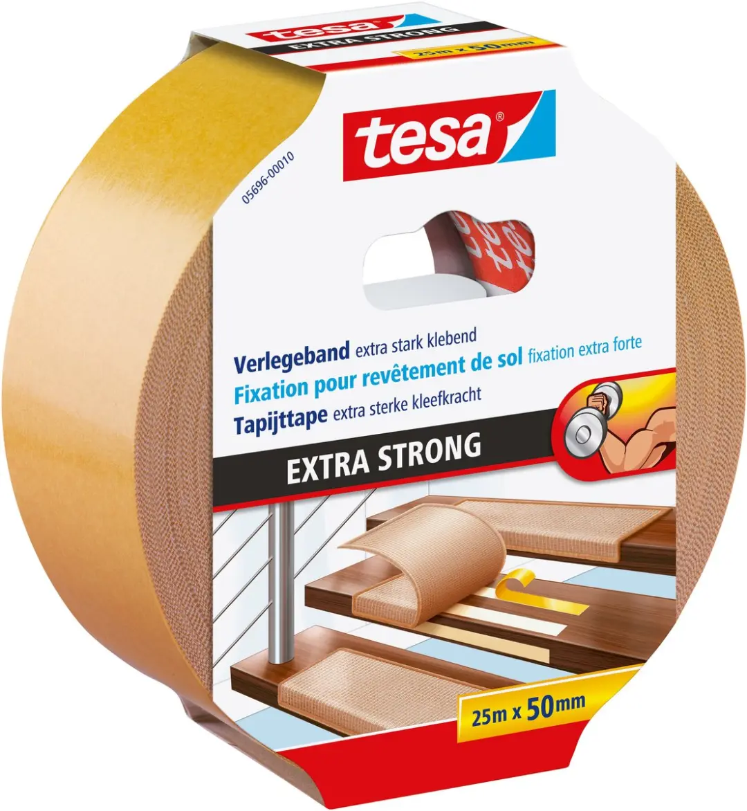 Tesa Legtape Extra Sterk Beige - 25m x 50mm