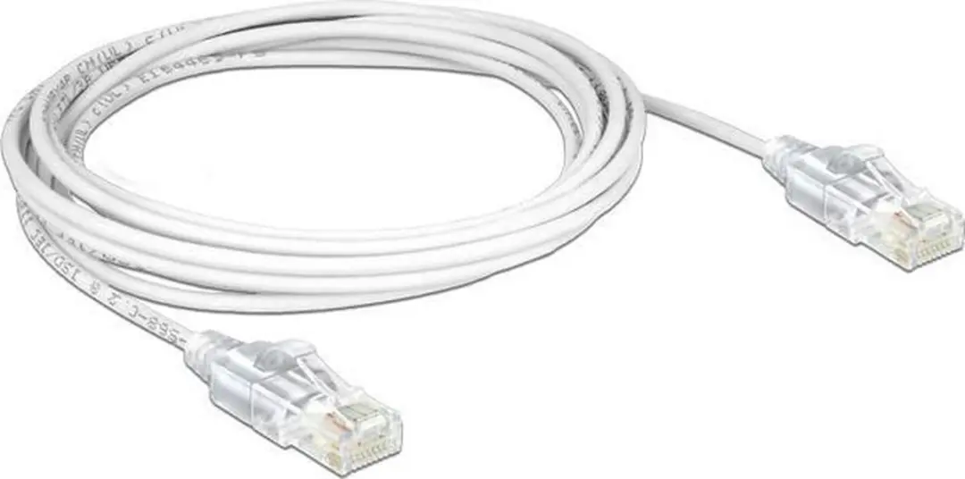 Delock UTP Netwerkkabel CAT6 Wit - 0,5m